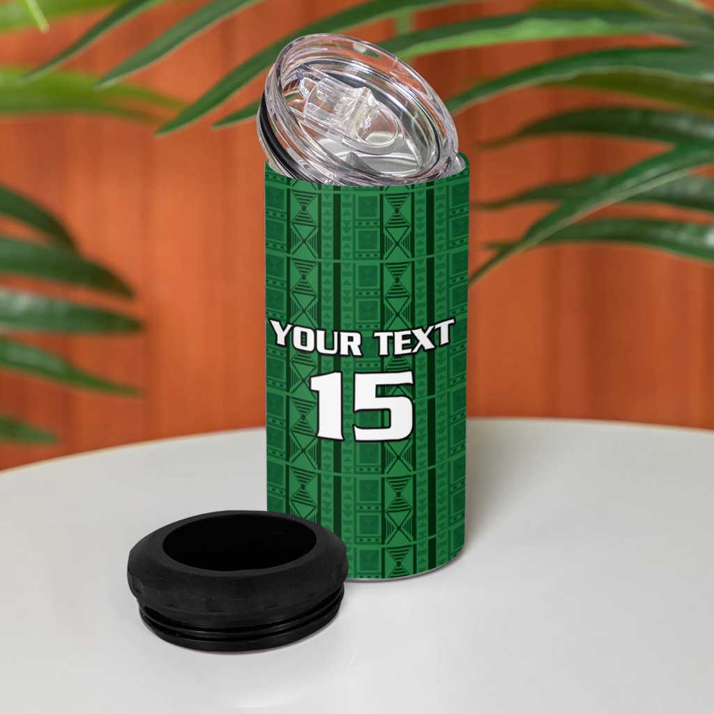 Custom Malawi Football 4 in 1 Can Cooler Tumbler Go Champions - Green LT15