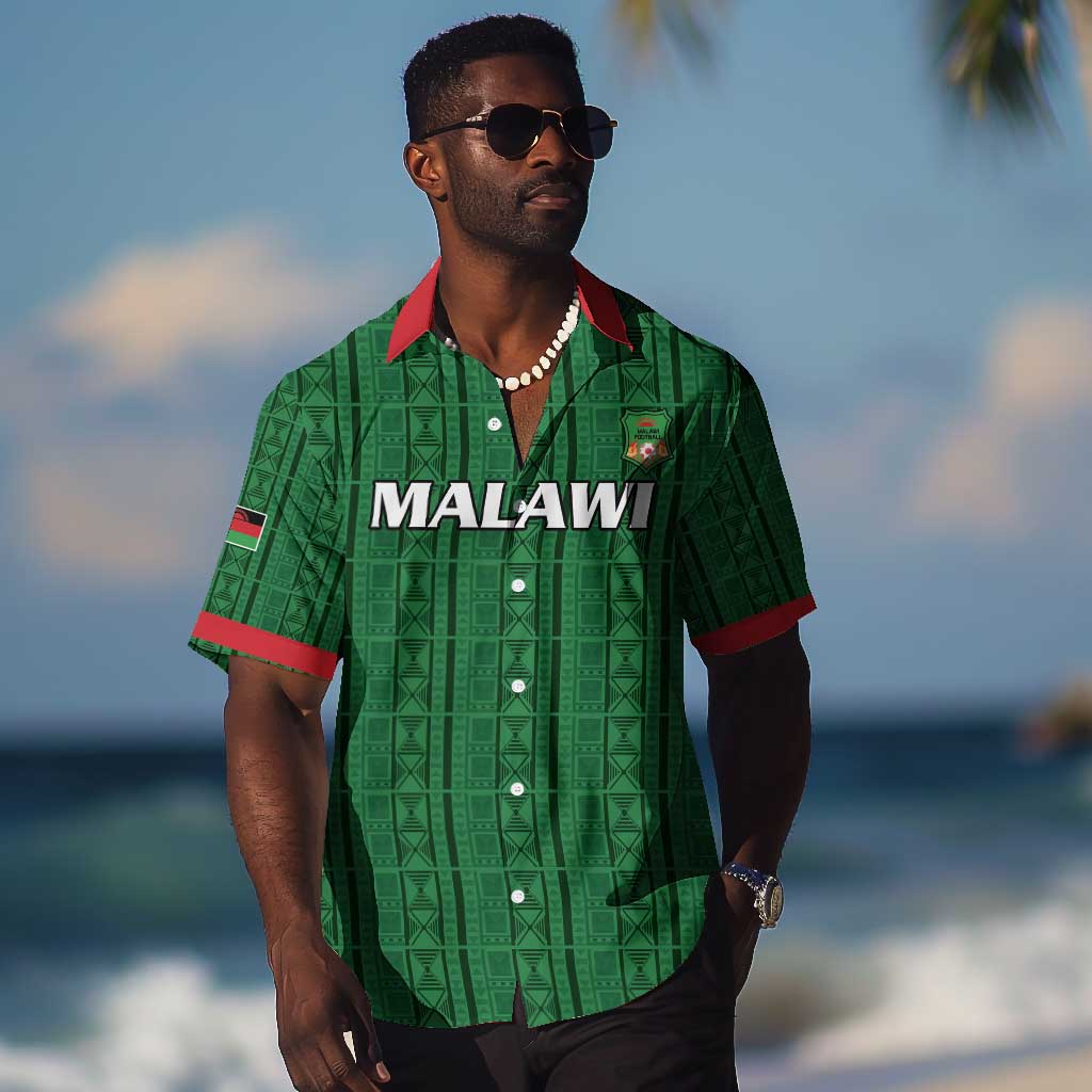Custom Malawi Football Hawaiian Shirt Go Champions - Green LT15