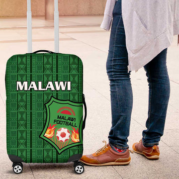 Malawi Football Luggage Cover Come On Flames - Green LT15