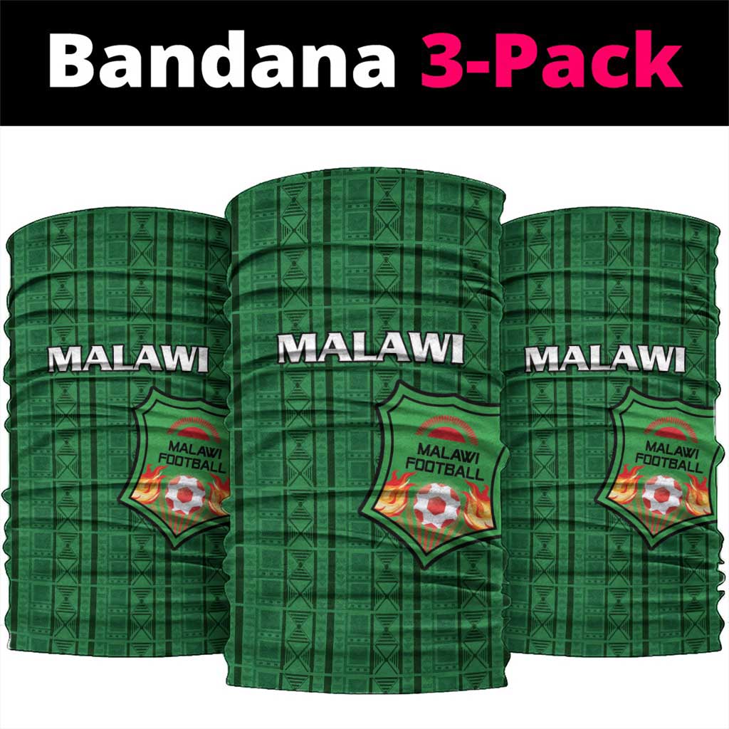 Malawi Football Neck Gaiter Come On Flames - Green LT15