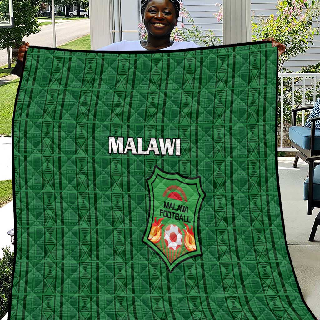 Malawi Football Quilt Go Champions - Green LT15