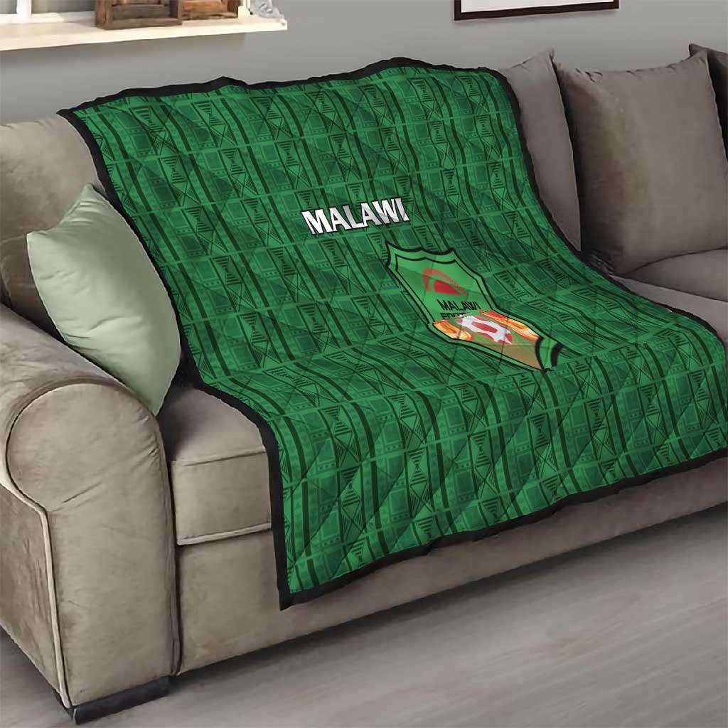 Malawi Football Quilt Go Champions - Green LT15