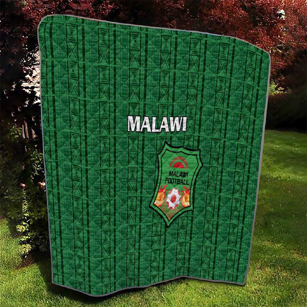 Malawi Football Quilt Go Champions - Green LT15
