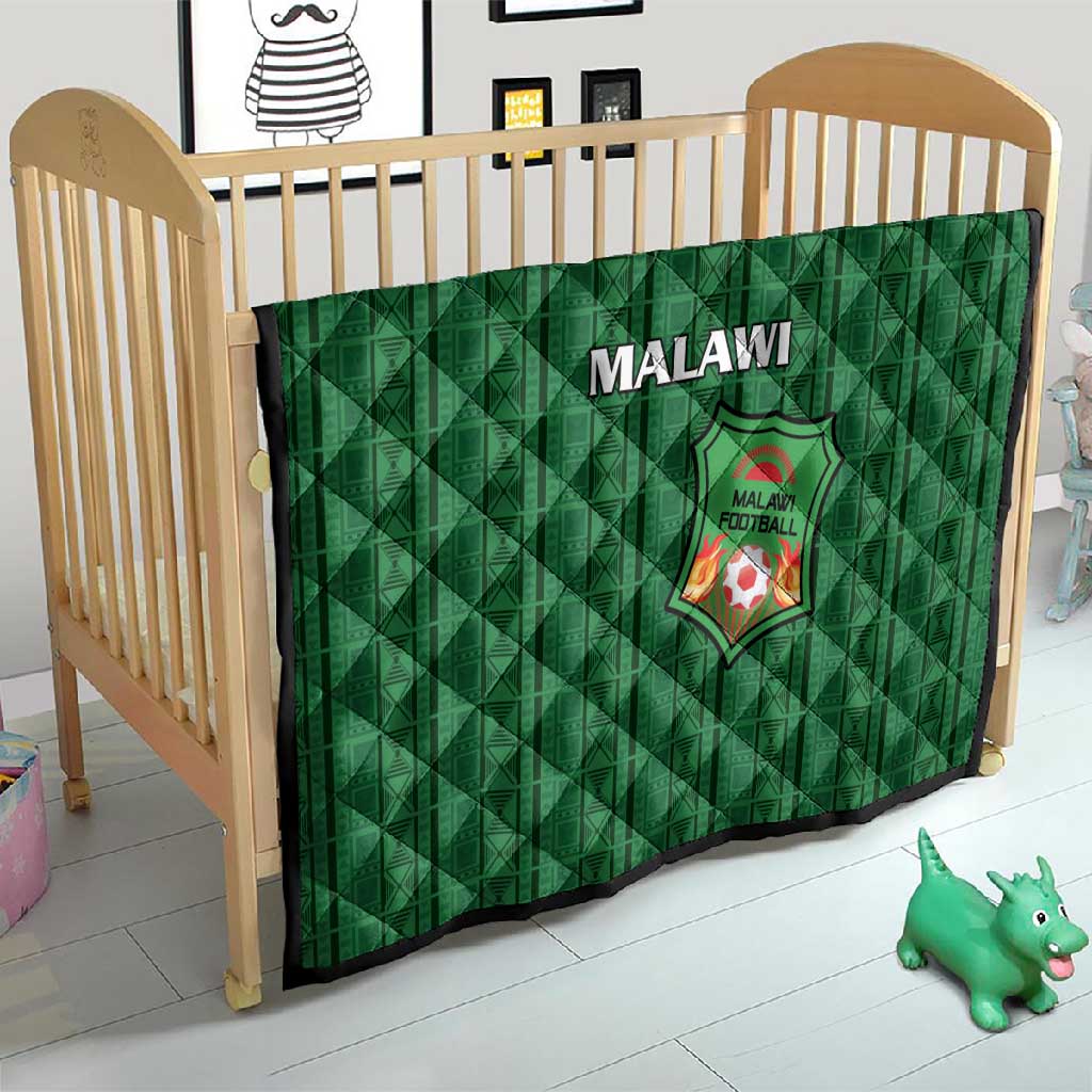 Malawi Football Quilt Go Champions - Green LT15