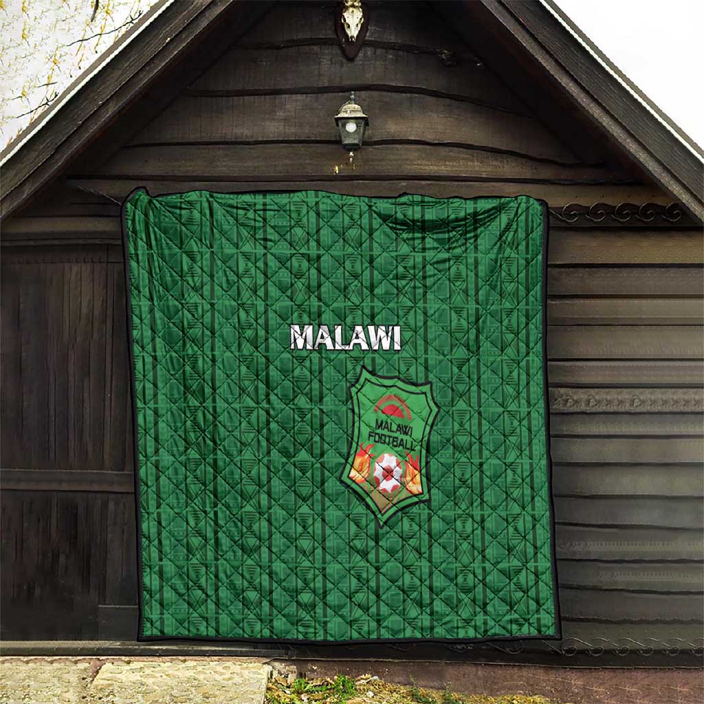 Malawi Football Quilt Go Champions - Green LT15
