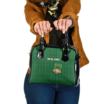 Malawi Football Shoulder Handbag Come On Flames - Green LT15