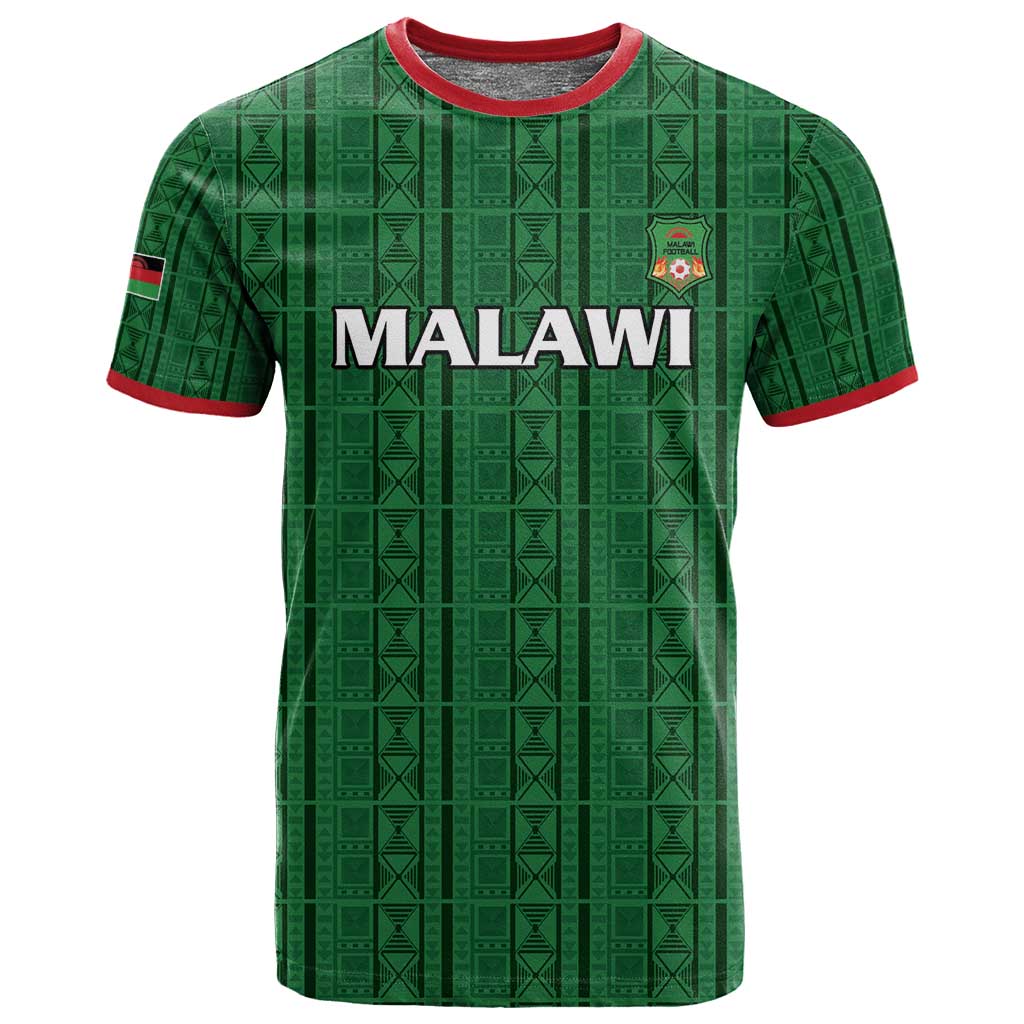 Custom Malawi Football T shirt Go Champions - Green LT15