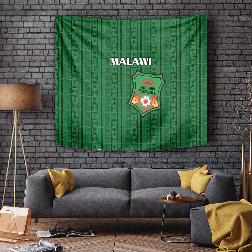 Malawi Football Tapestry Go Champions - Green LT15