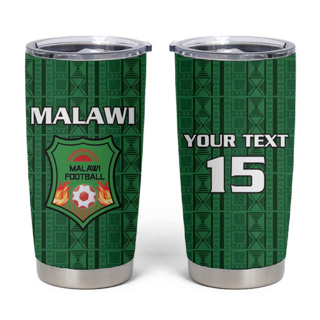 Custom Malawi Football Tumbler Cup Go Champions - Green LT15