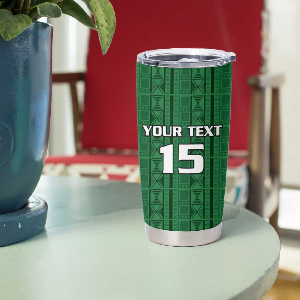 Custom Malawi Football Tumbler Cup Go Champions - Green LT15