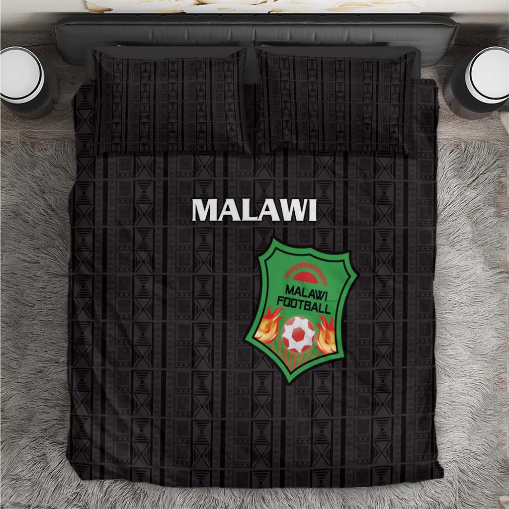 Malawi Football Bedding Set Go Champions - Black LT15