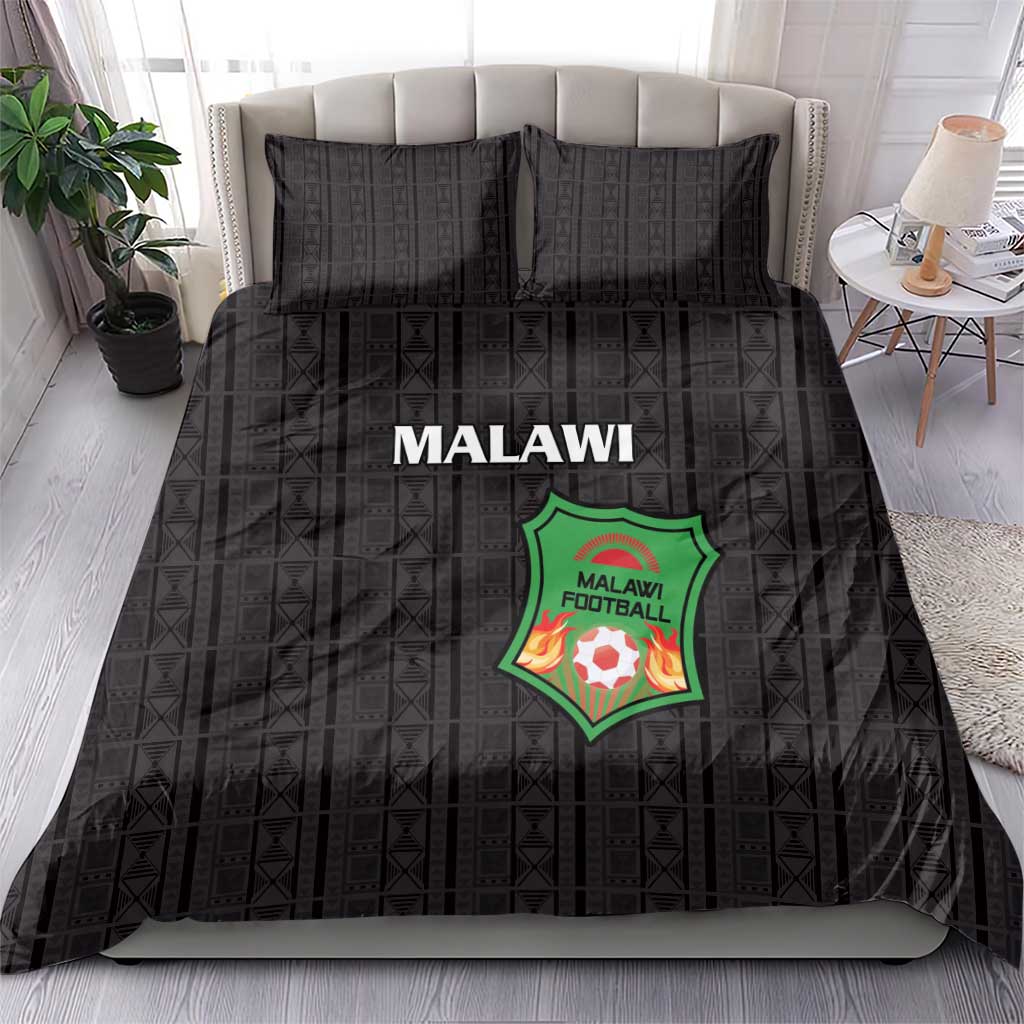 Malawi Football Bedding Set Go Champions - Black LT15