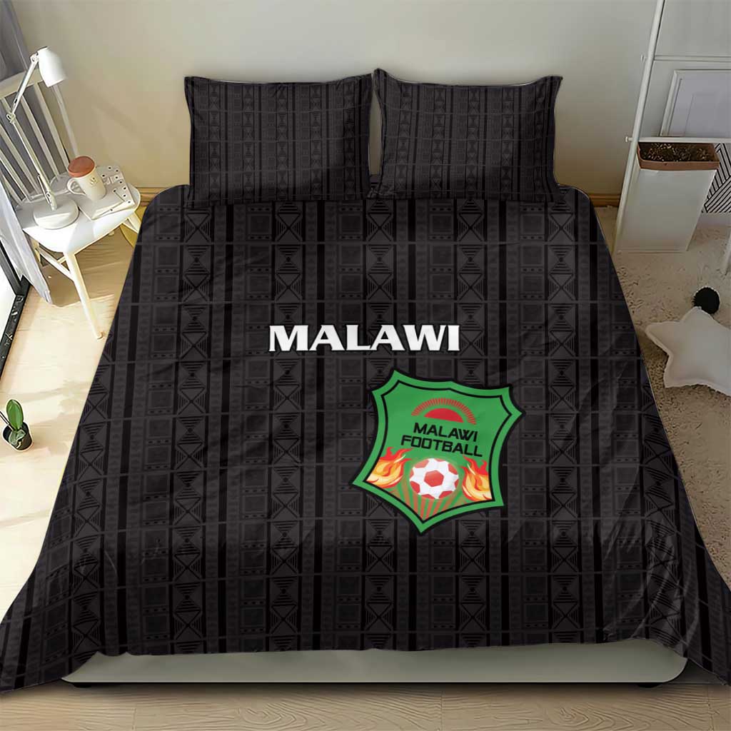 Malawi Football Bedding Set Go Champions - Black LT15