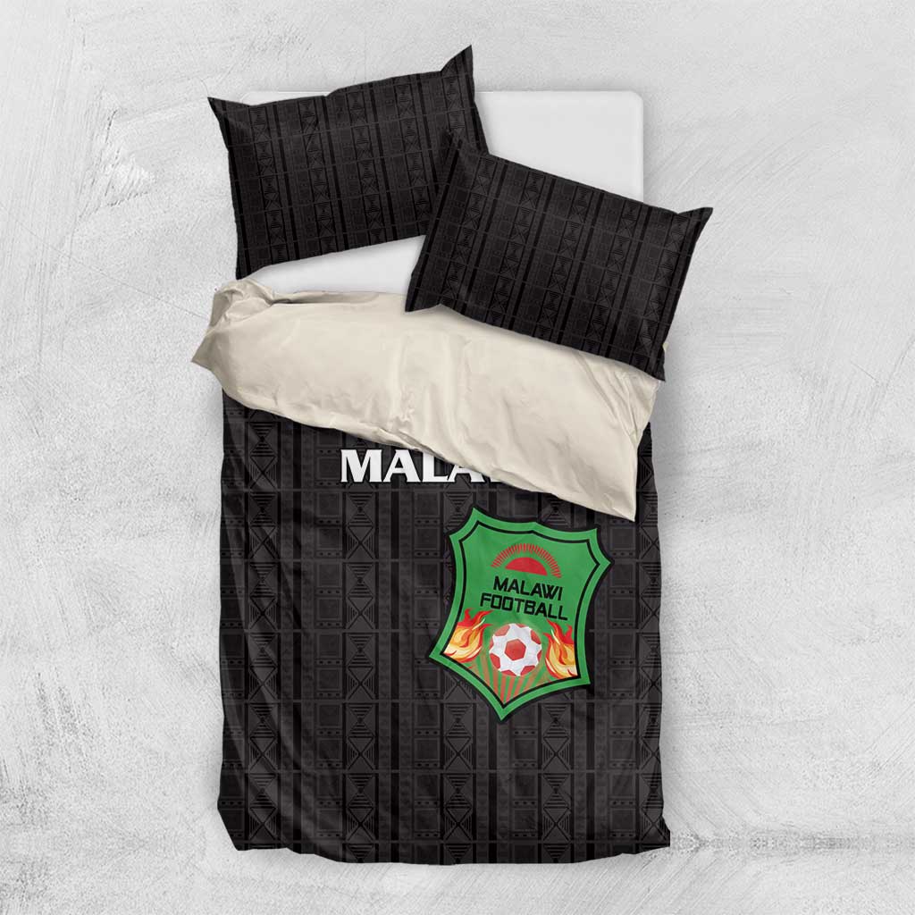 Malawi Football Bedding Set Go Champions - Black LT15