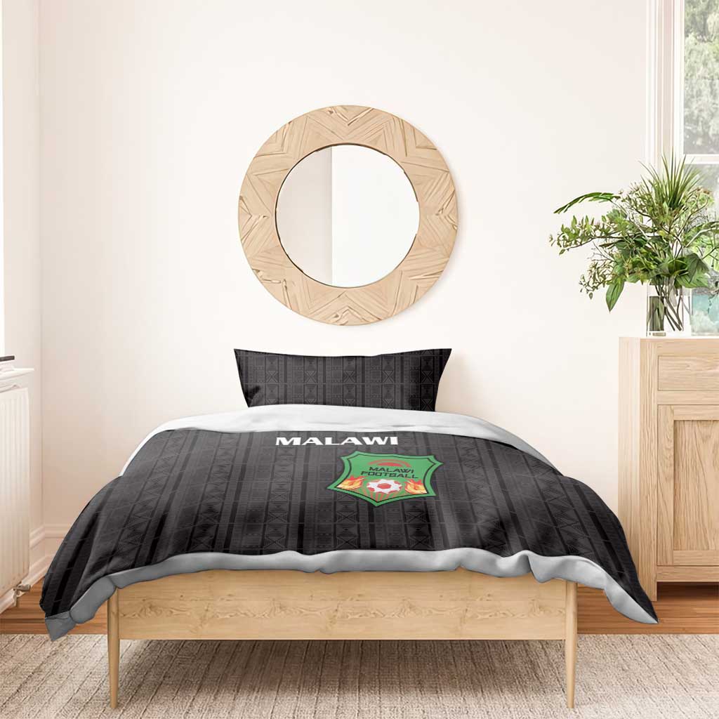 Malawi Football Bedding Set Go Champions - Black LT15