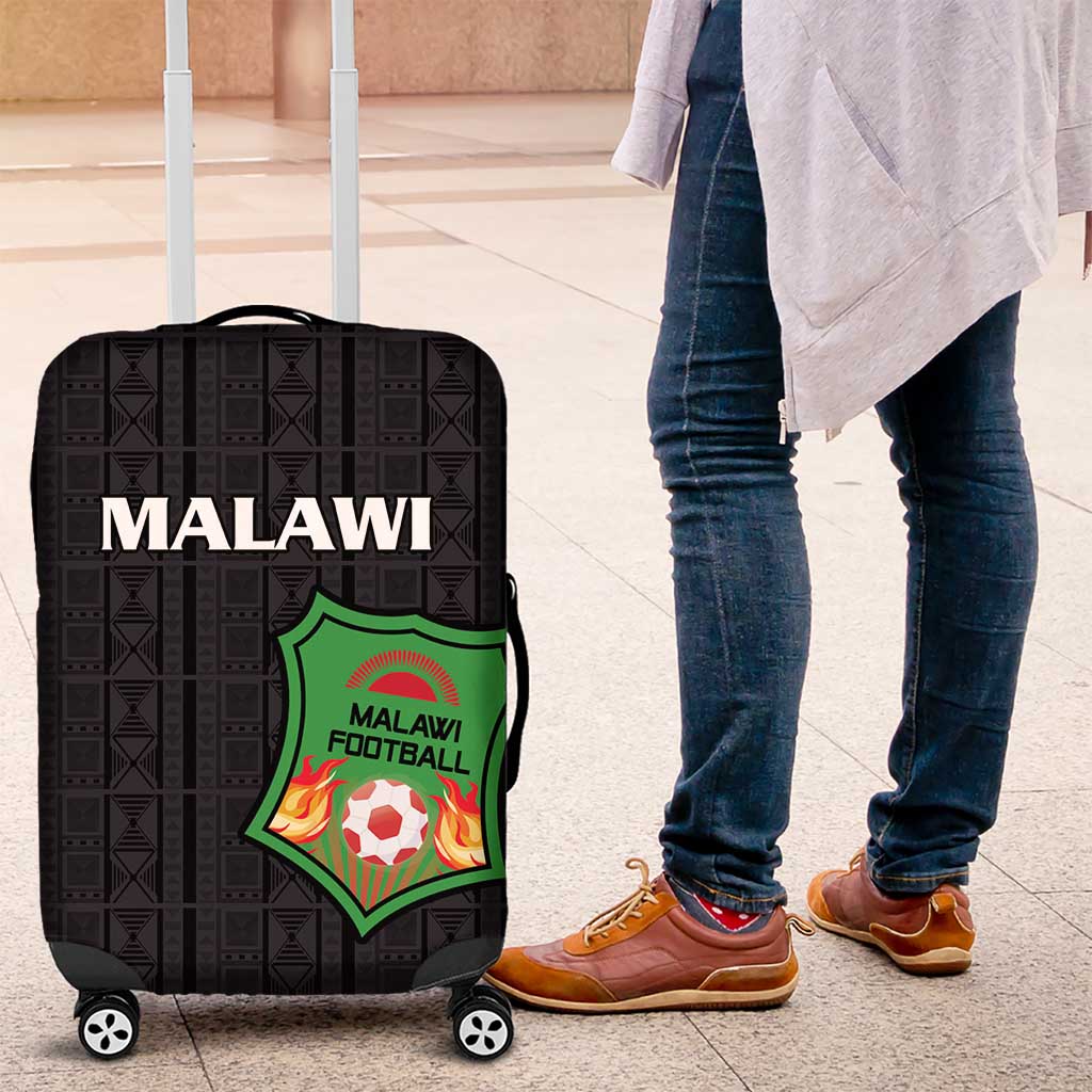 Malawi Football Luggage Cover Come On Flames - Black LT15