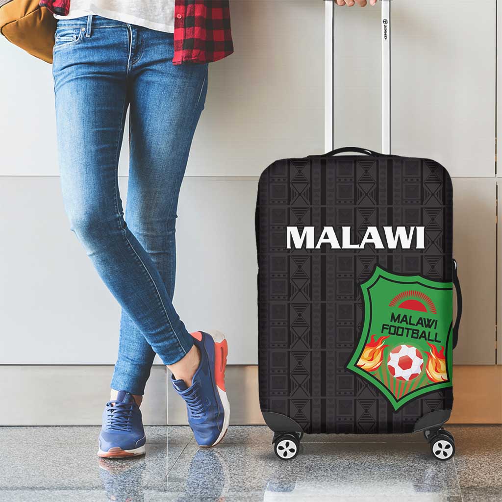 Malawi Football Luggage Cover Come On Flames - Black LT15