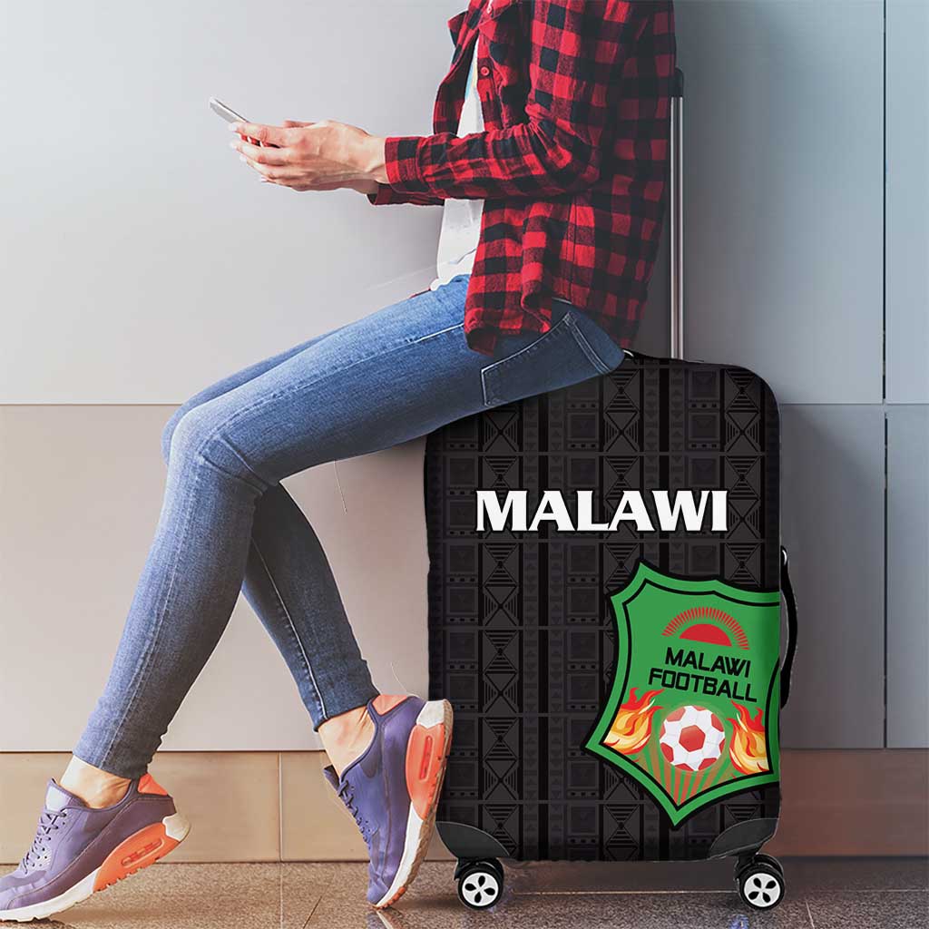 Malawi Football Luggage Cover Come On Flames - Black LT15
