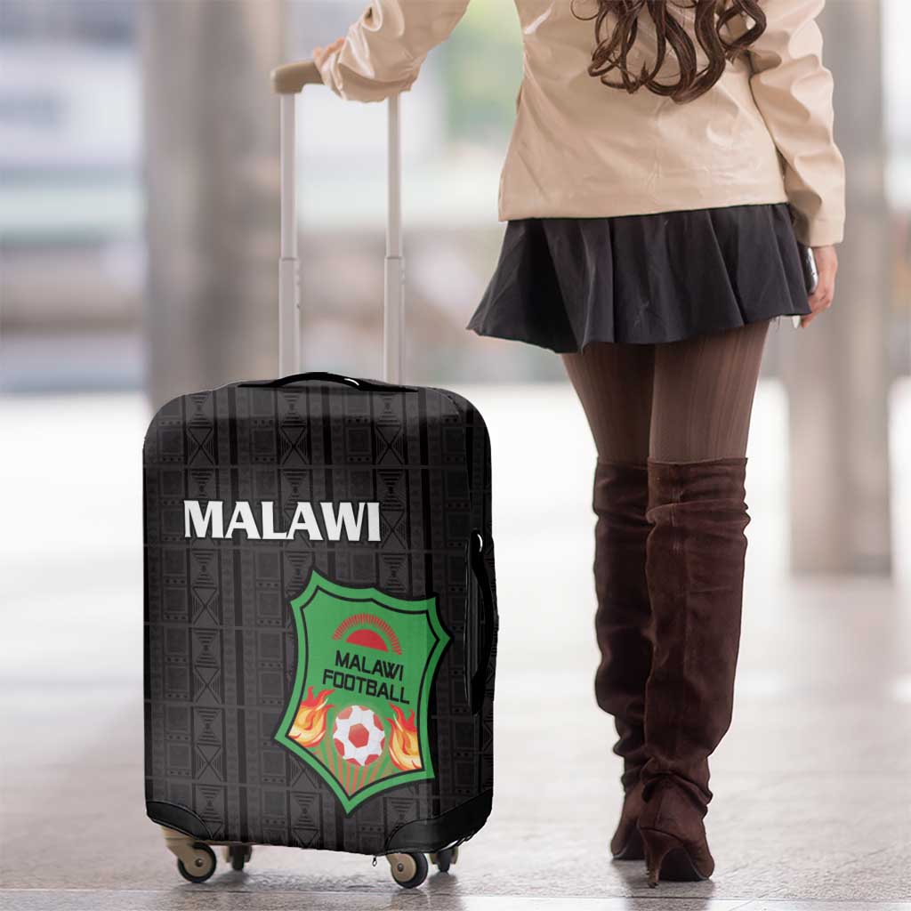 Malawi Football Luggage Cover Come On Flames - Black LT15
