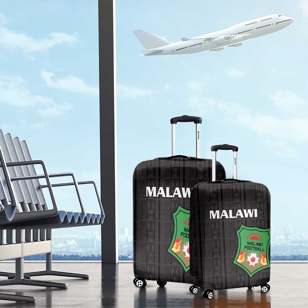 Malawi Football Luggage Cover Come On Flames - Black LT15