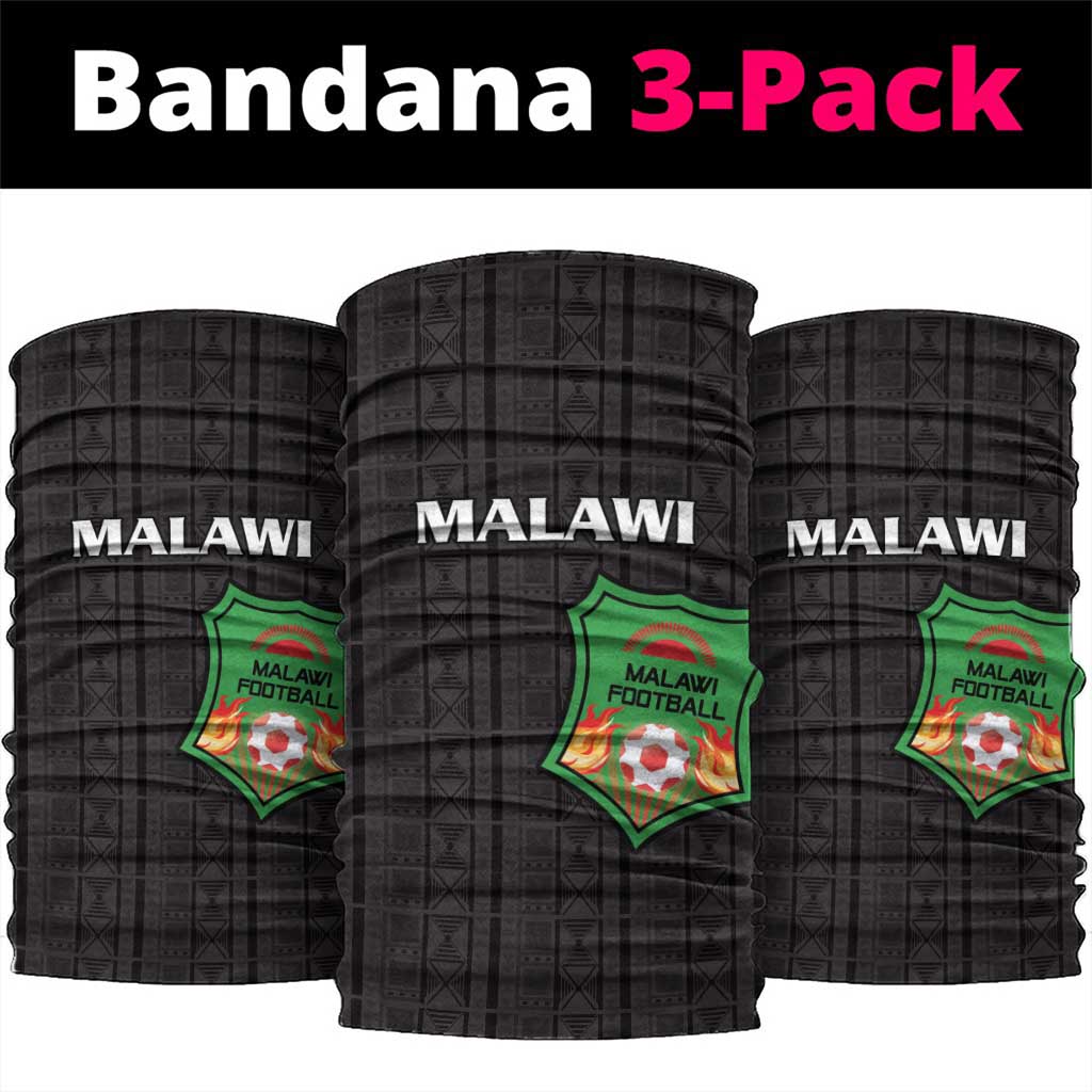 Malawi Football Neck Gaiter Come On Flames - Black LT15