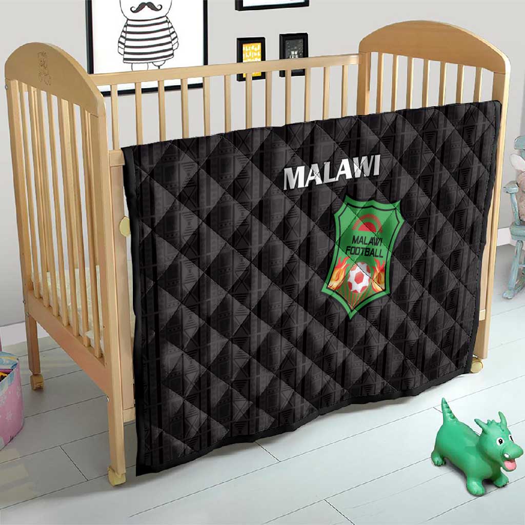 Malawi Football Quilt Go Champions - Black LT15