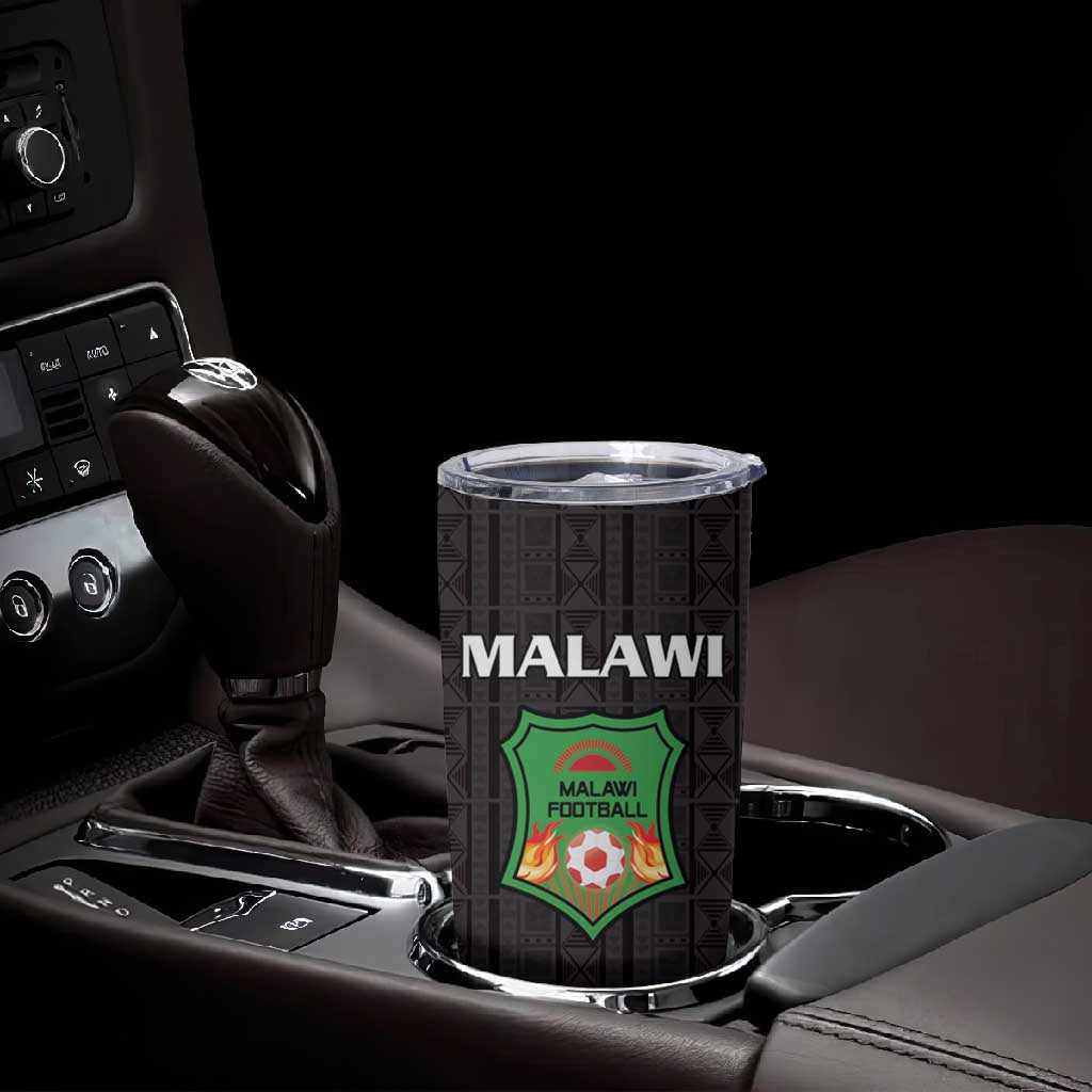 Custom Malawi Football Tumbler Cup Go Champions - Black LT15