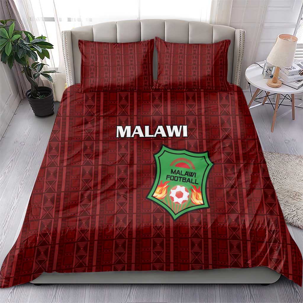 Malawi Football Bedding Set Go Champions - Red LT15