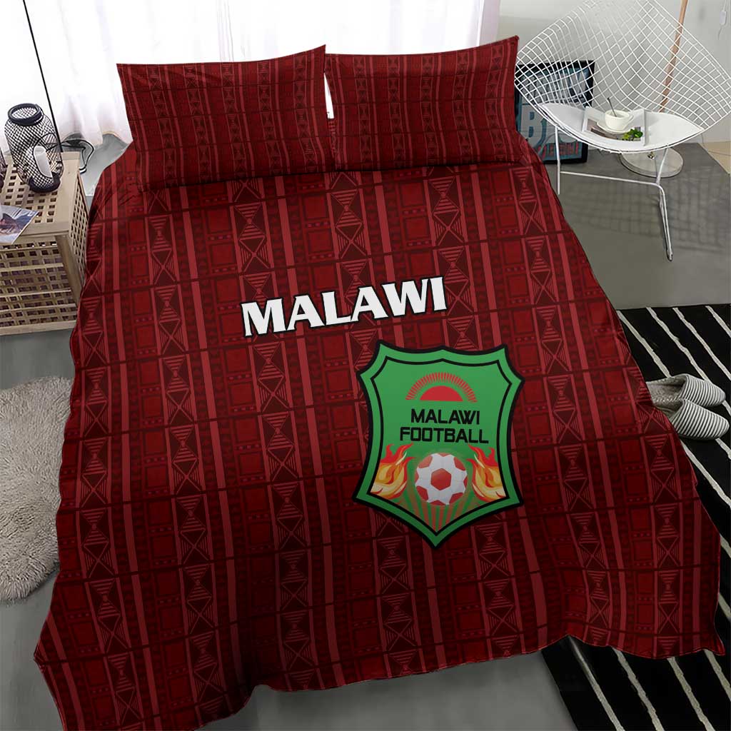 Malawi Football Bedding Set Go Champions - Red LT15