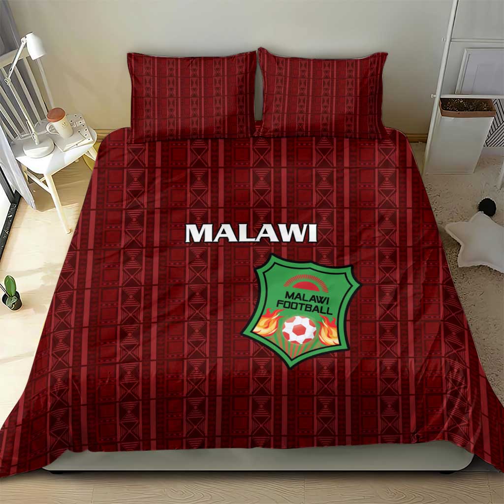 Malawi Football Bedding Set Go Champions - Red LT15