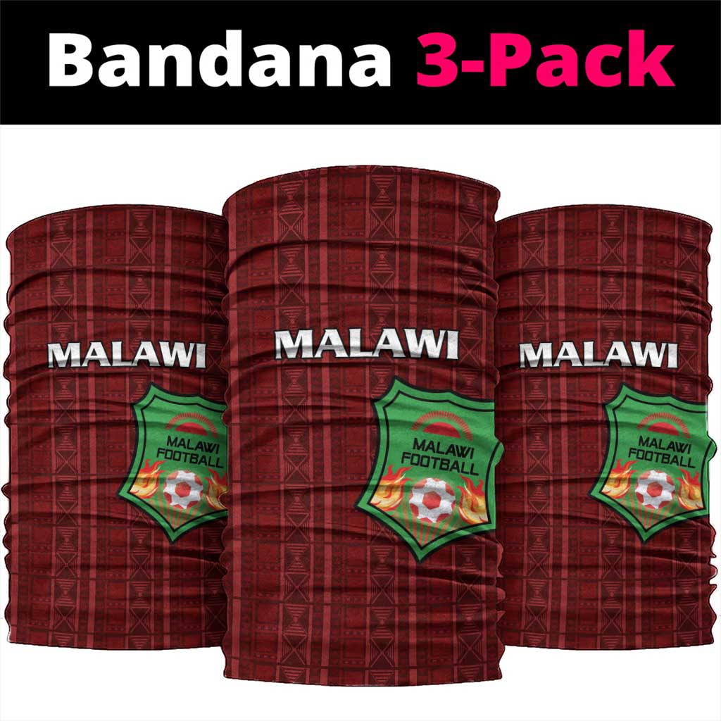 Malawi Football Neck Gaiter Come On Flames - Red LT15