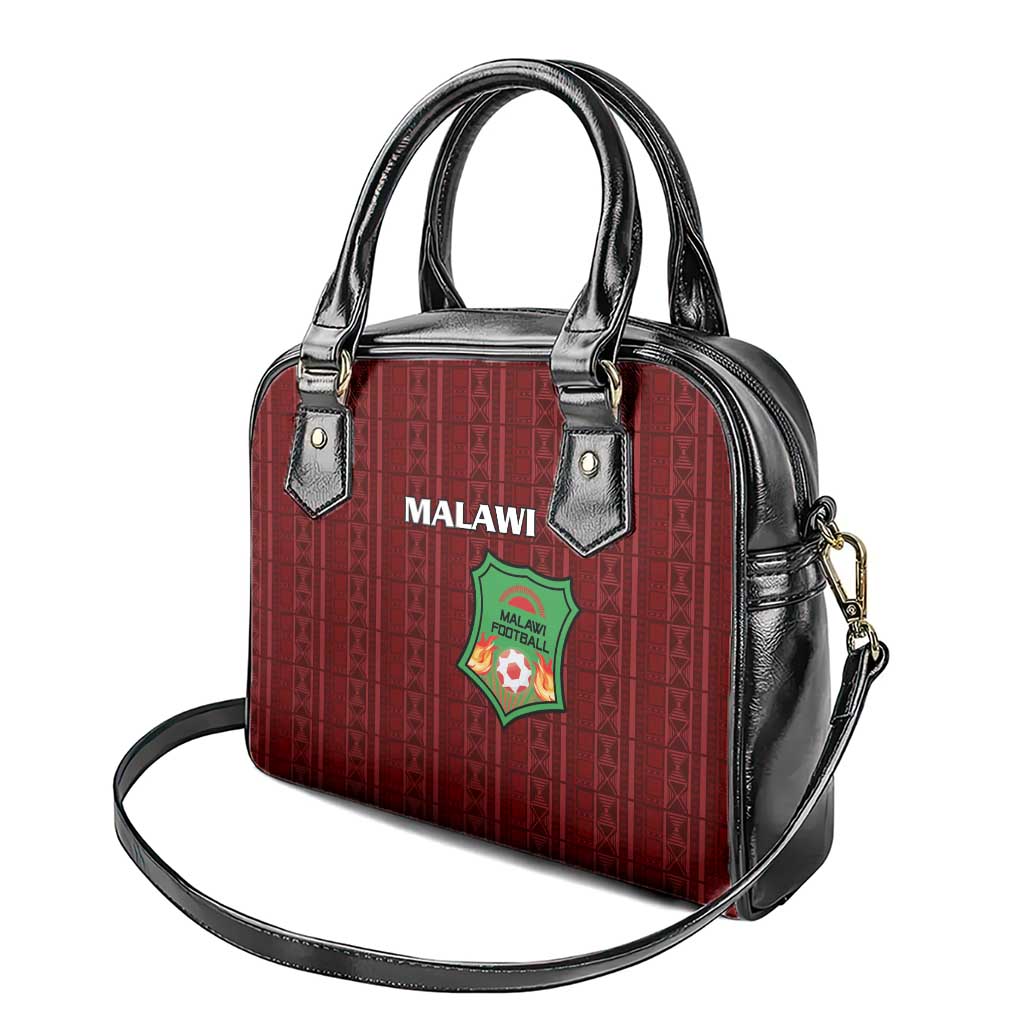 Malawi Football Shoulder Handbag Come On Flames - Red LT15