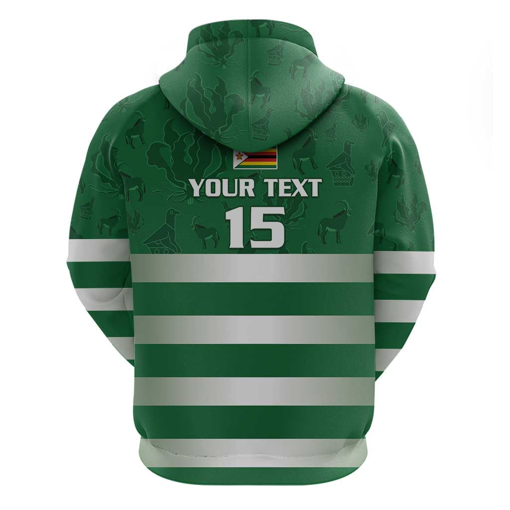 Rugby Zimbabwe Custom Hoodie Go Champions Sables LT15