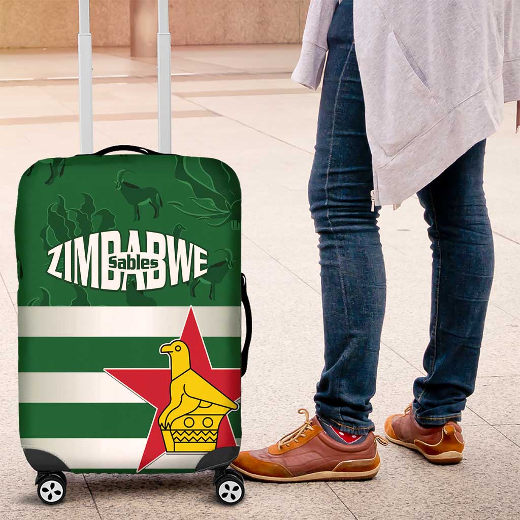 Rugby Zimbabwe Luggage Cover Go Champions Sables LT15