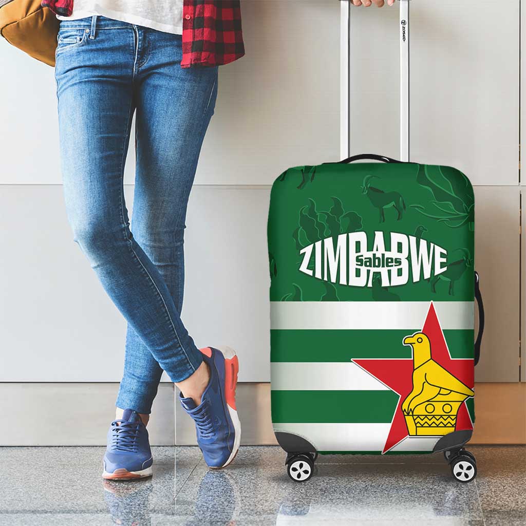 Rugby Zimbabwe Luggage Cover Go Champions Sables LT15