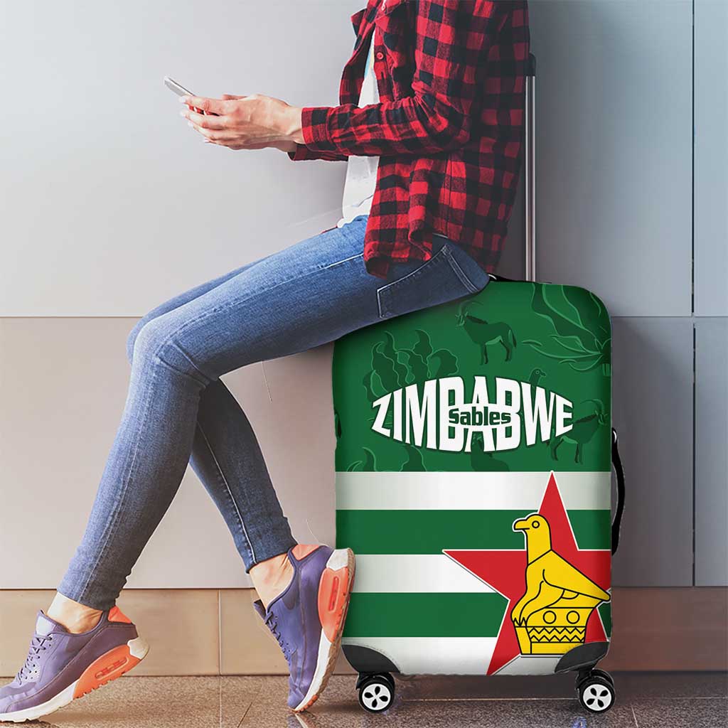 Rugby Zimbabwe Luggage Cover Go Champions Sables LT15