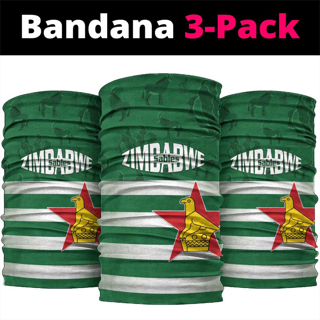 Rugby Zimbabwe Custom Neck Gaiter Go Champions Sables LT15