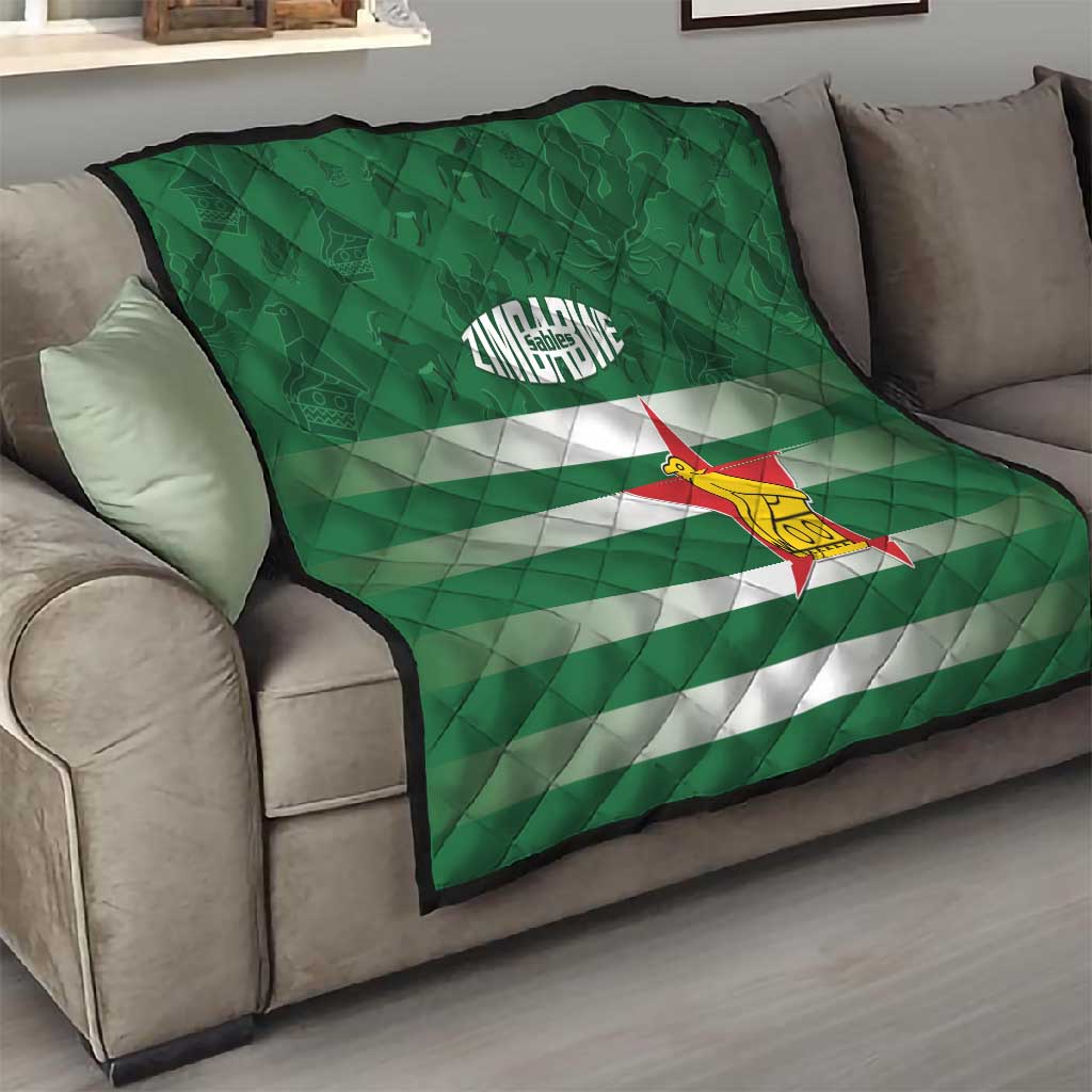 Rugby Zimbabwe Quilt Go Champions Sables LT15