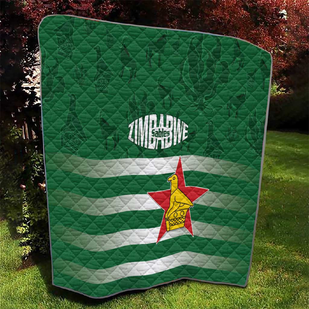 Rugby Zimbabwe Quilt Go Champions Sables LT15