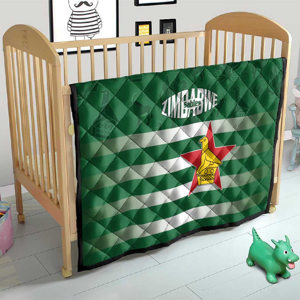 Rugby Zimbabwe Quilt Go Champions Sables LT15