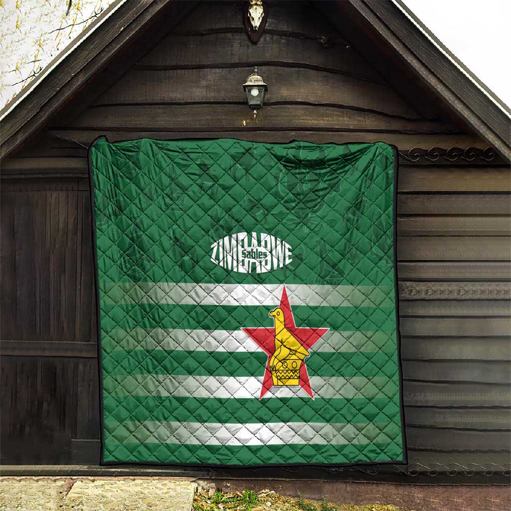 Rugby Zimbabwe Quilt Go Champions Sables LT15