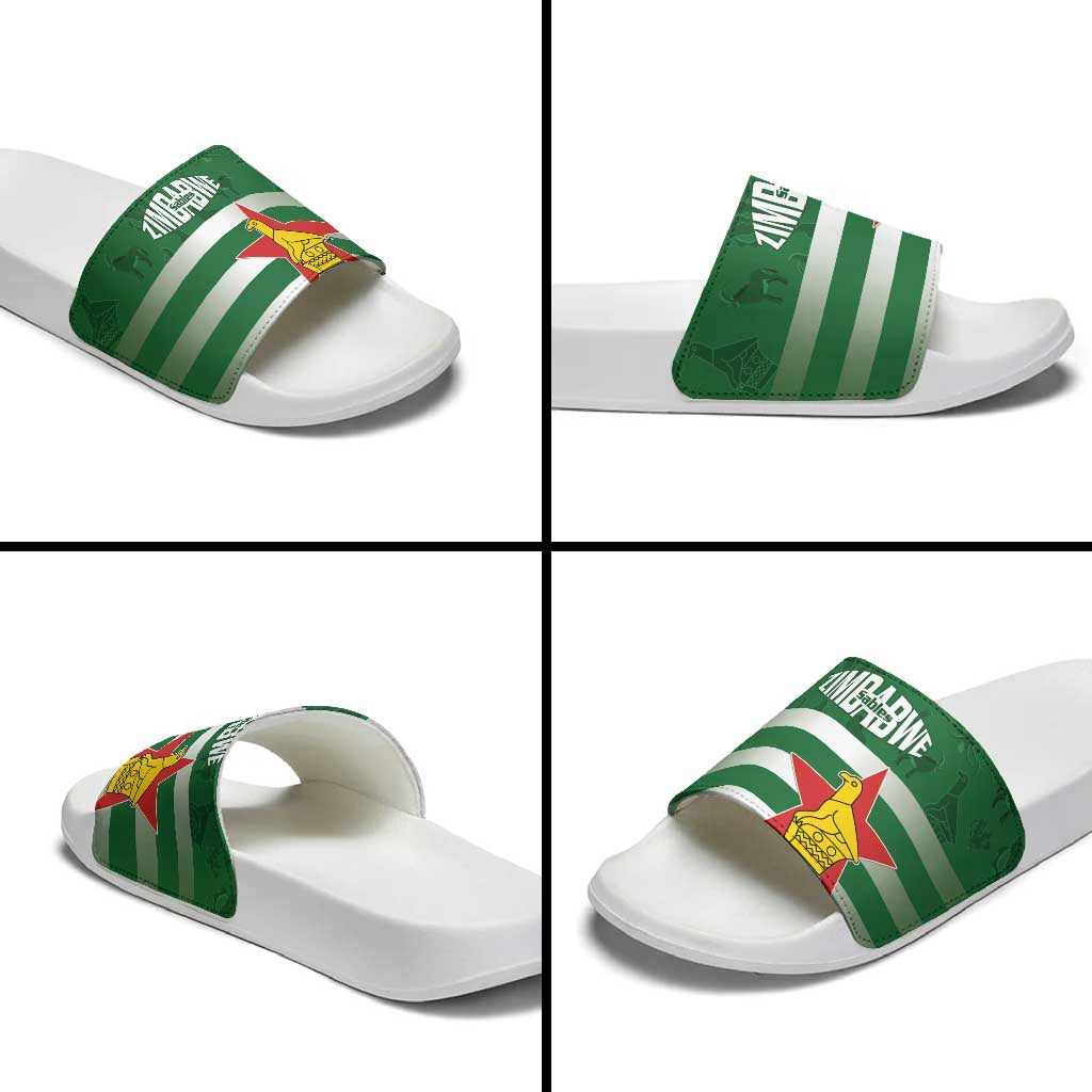 Rugby Zimbabwe Custom Slide Sandals Go Champions Sables LT15