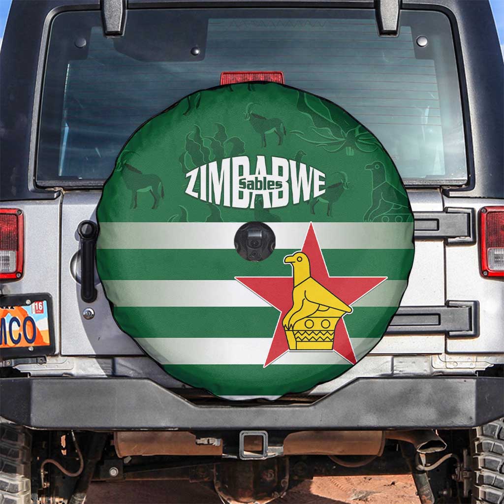 Rugby Zimbabwe Spare Tire Cover Go Champions Sables LT15