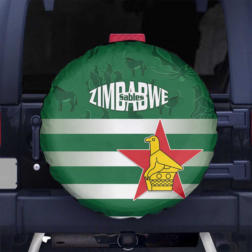 Rugby Zimbabwe Spare Tire Cover Go Champions Sables LT15