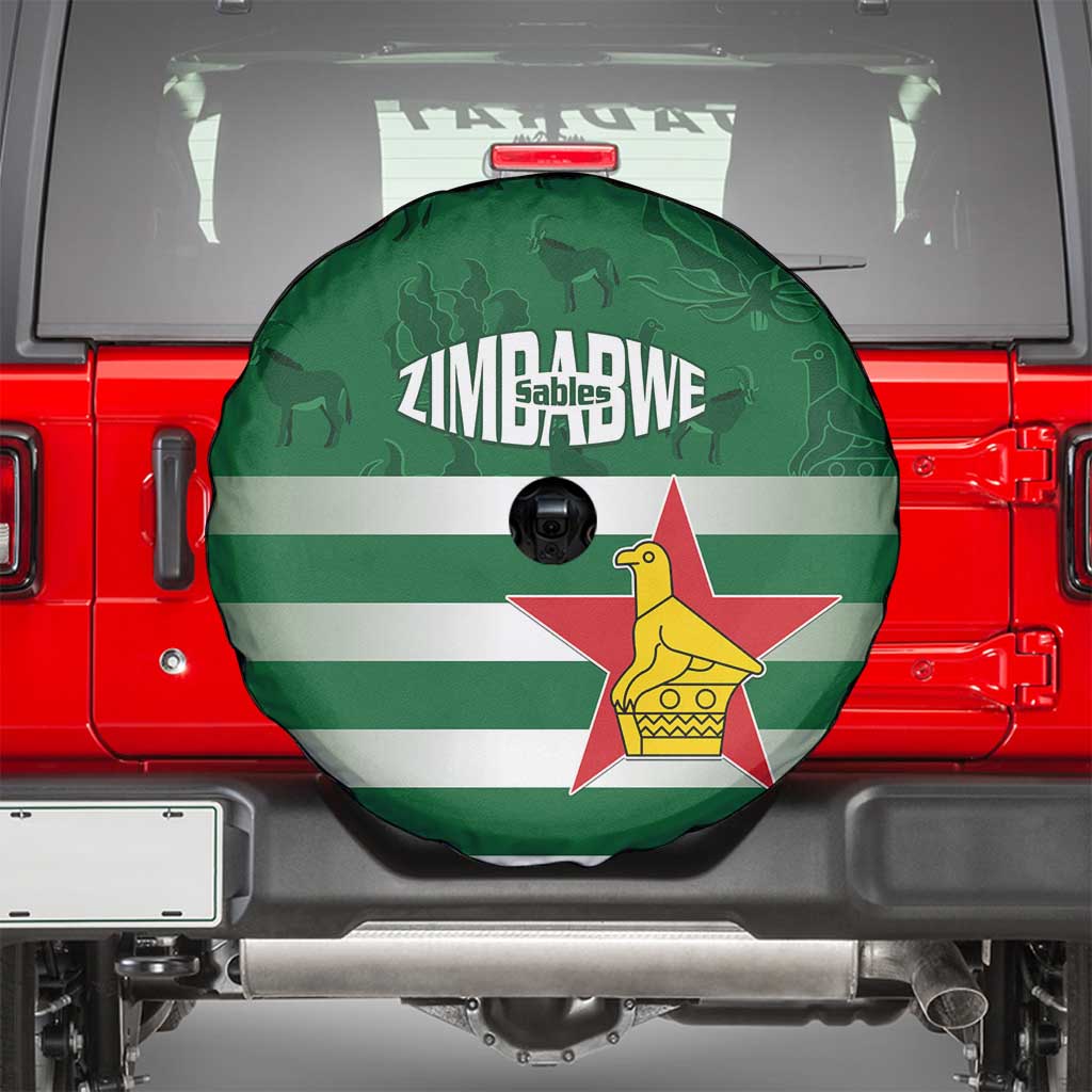 Rugby Zimbabwe Spare Tire Cover Go Champions Sables LT15