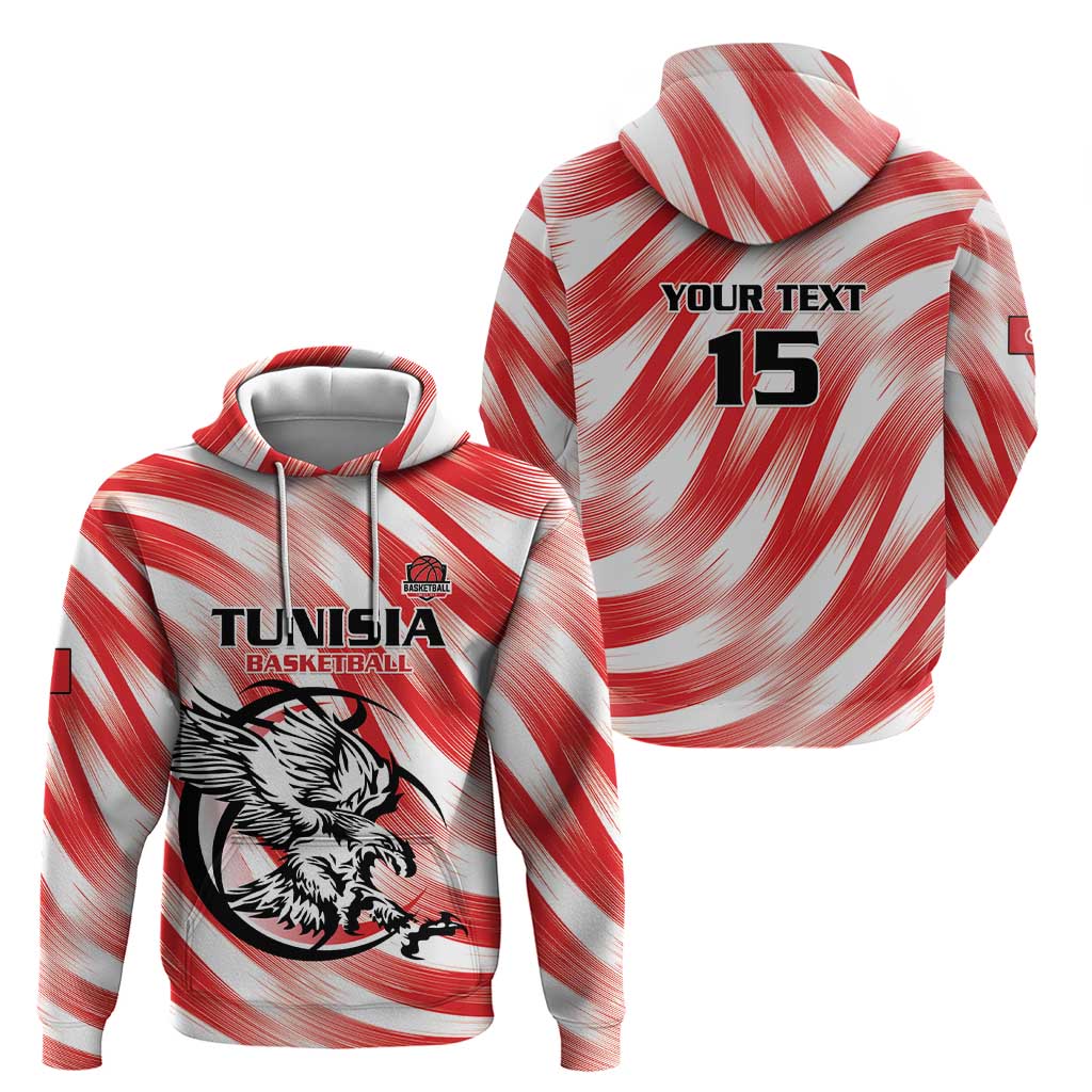 Custom Tunisia Basketball Hoodie Go Eagles of Carthage LT15