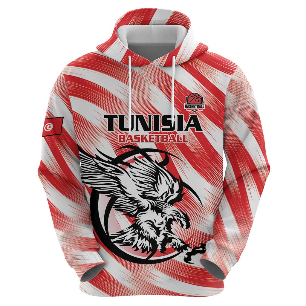 Custom Tunisia Basketball Hoodie Go Eagles of Carthage LT15