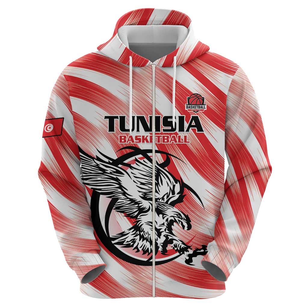 Custom Tunisia Basketball Hoodie Go Eagles of Carthage LT15