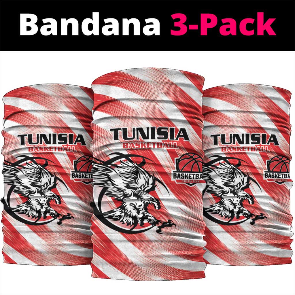 Tunisia Basketball Neck Gaiter Go Eagles of Carthage LT15
