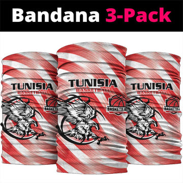 Tunisia Basketball Neck Gaiter Go Eagles of Carthage LT15